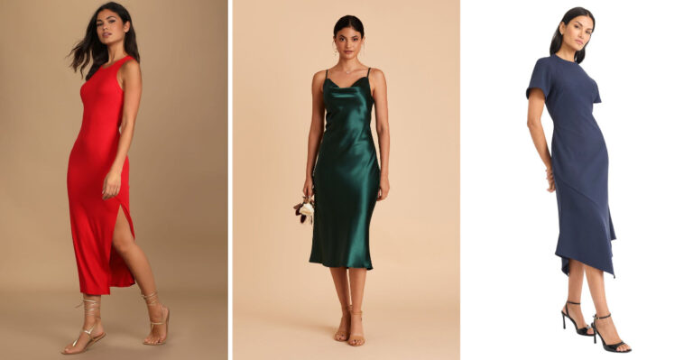 16 Pretty New Midi Dresses To Shop Now
