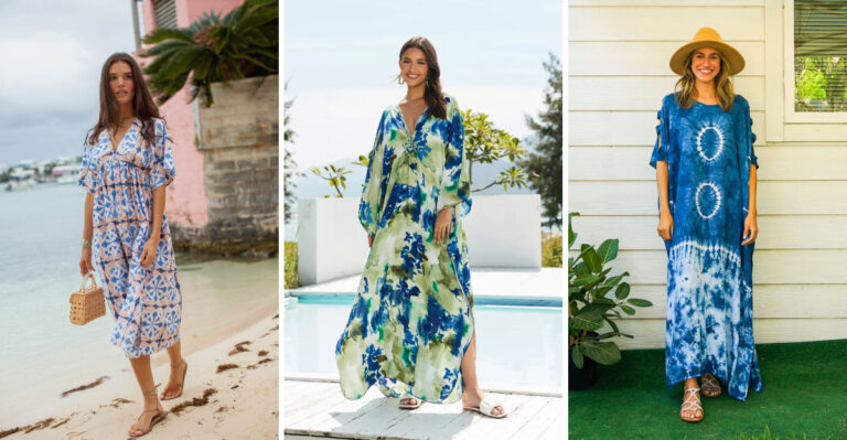 16 Stylish Boho Kaftans That Can Be Worn To The Beach Or For Dinner