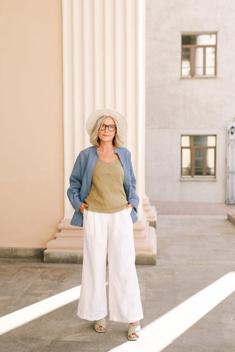 Linen Palazzo Pants