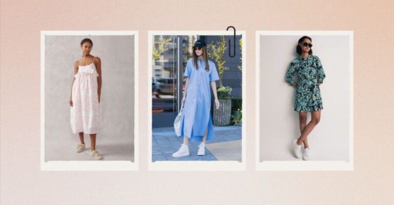 16 Tummy-Flattering Summer Dresses That Pair With Sneakers