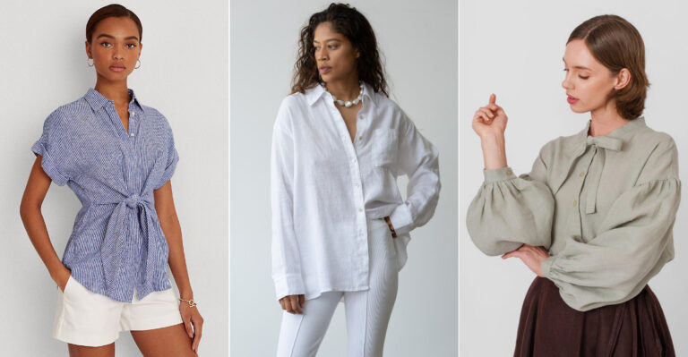 17 Breezy Linen Blouses That Look Hamptons-Boutique Worthy