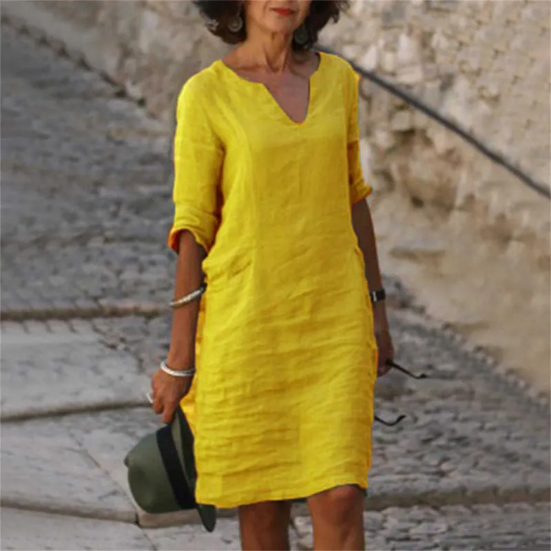Breezy Linen Sundress