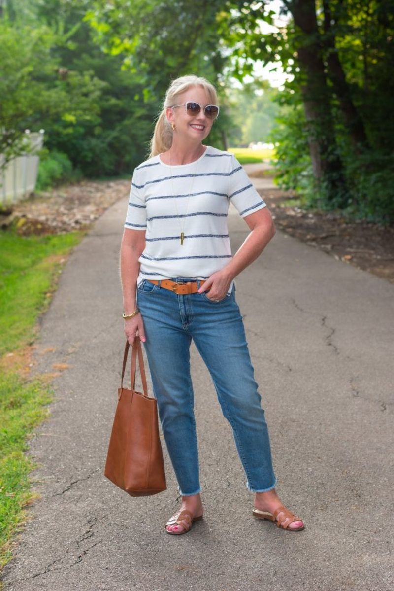 The Classic Jeans-and-T-shirt Combo
