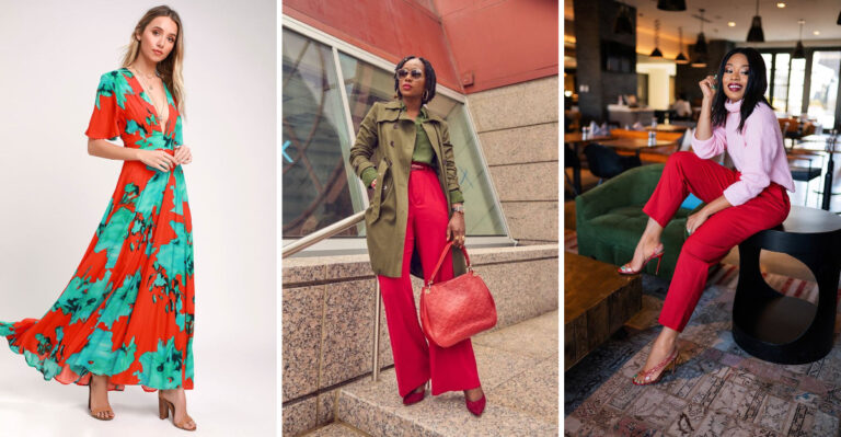 17 Radiant Colors That Go With Any Red Outfit