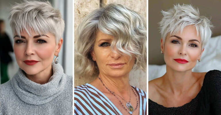 17 Short Silver Styles For 50+ That Are Anything But “Old Lady Hair”