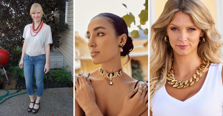 17 Ways To Style A Statement Necklace To Make It The Focus Of The Outfit