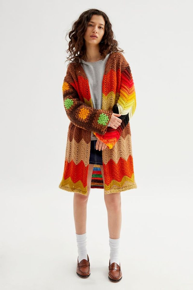 Whimsical Crochet Jacket