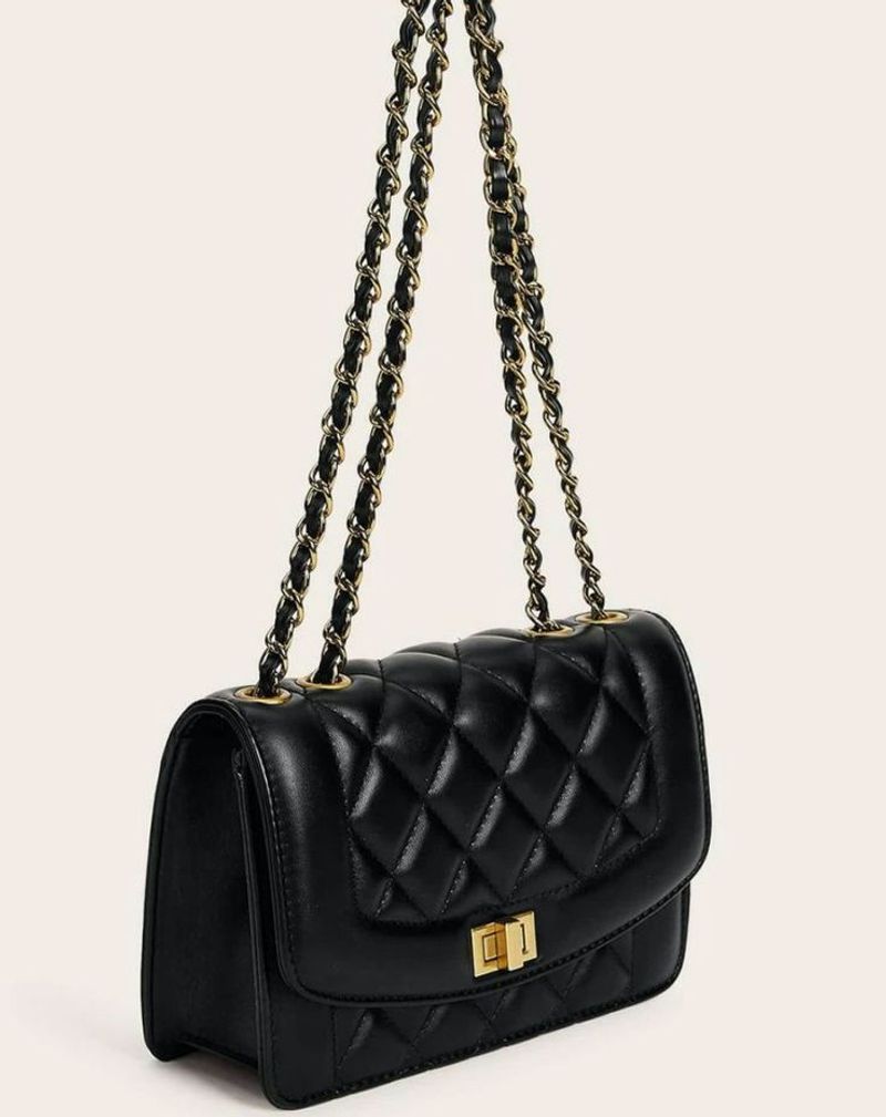 Quilted Chain Strap Shoulder Bag