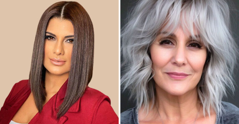 18 Flattering Medium-Length Hairstyles That Smooth And Lift Mature Features