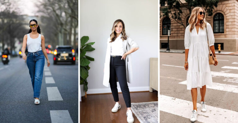 18 White Sneaker Outfits That Are So Good, You’ll Forget Heels Exist