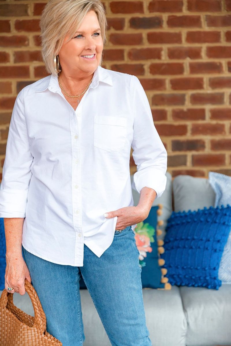 The Perfect White Button-Down Shirt