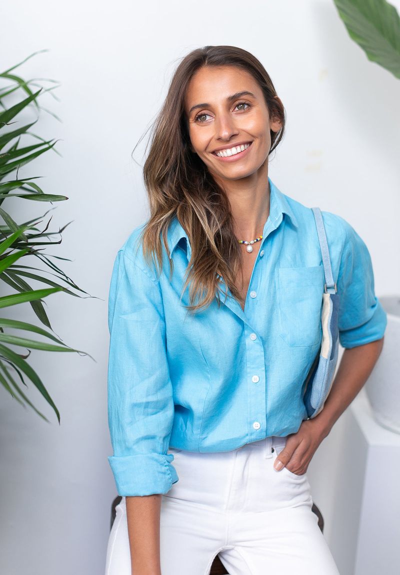Breezy Linen Button-Down