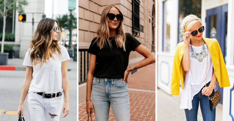 19 Easy Ways To Style Your Favorite Tee And Jeans This Season