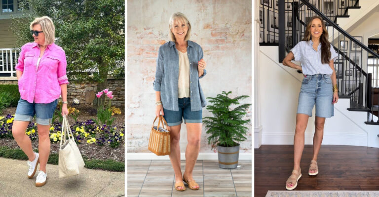 19 Great Pairs Of Denim Shorts For Older Women According To A Shopping Editor Who Used To Hate Wearing Jorts