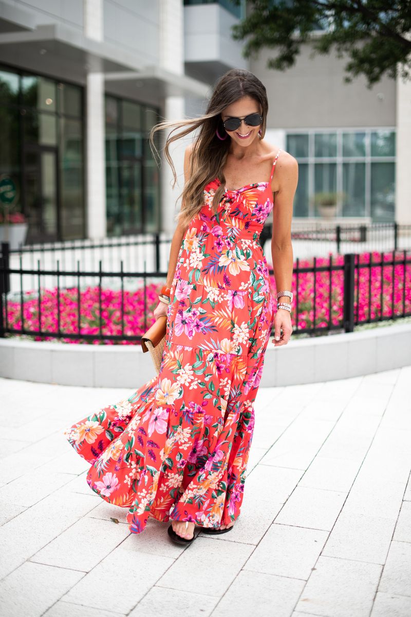 Floaty Maxi Dress & Strappy Sandals