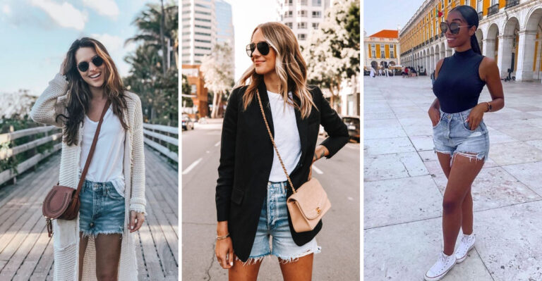 19 Ways To Wear Jean Shorts At Any Age And Look Amazing