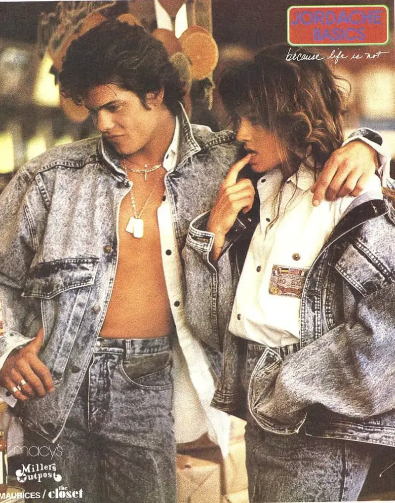 1980s: Acid Wash Denim Everything