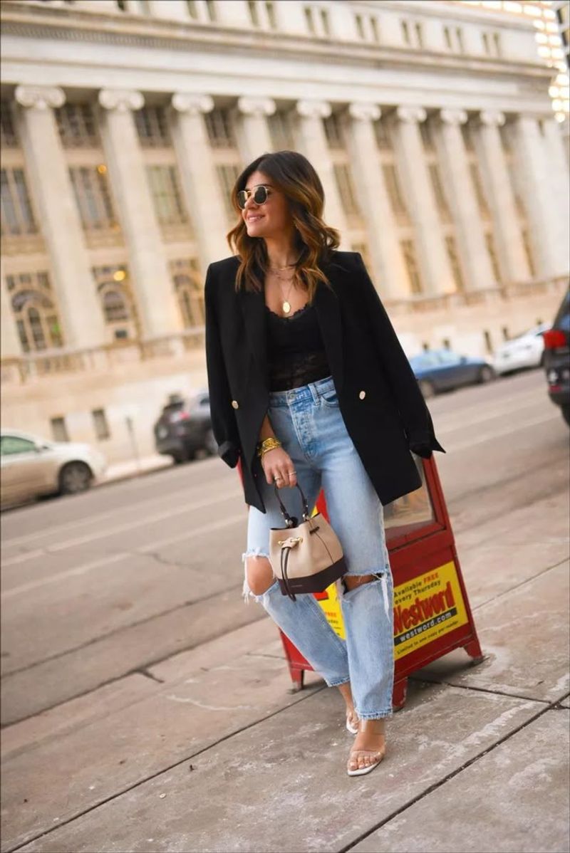 Classic Jeans and Blazer Combo