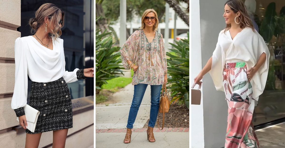 20 Loose Summer Tops That Flatter Women Over 40