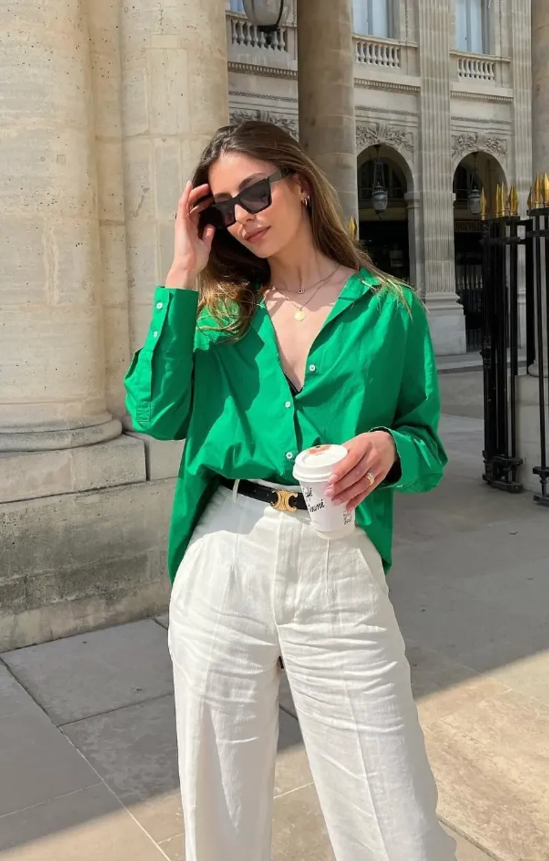 Oversized Button-Down Shirts