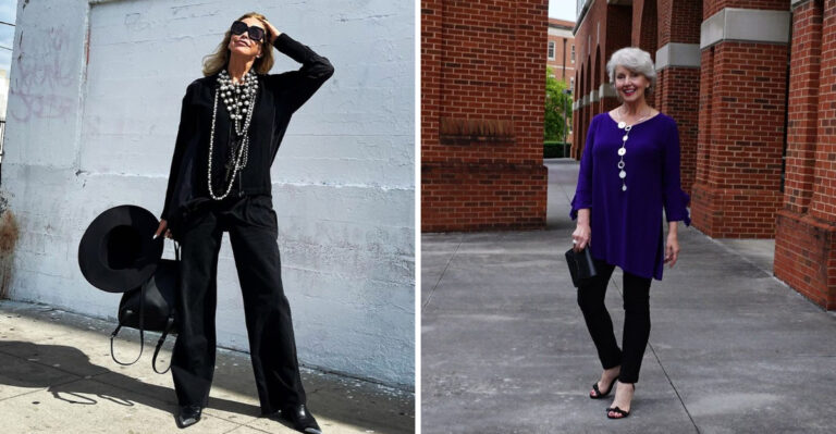 20 Outfits To Try Over 60 If The Only Pants You Wear Are Black