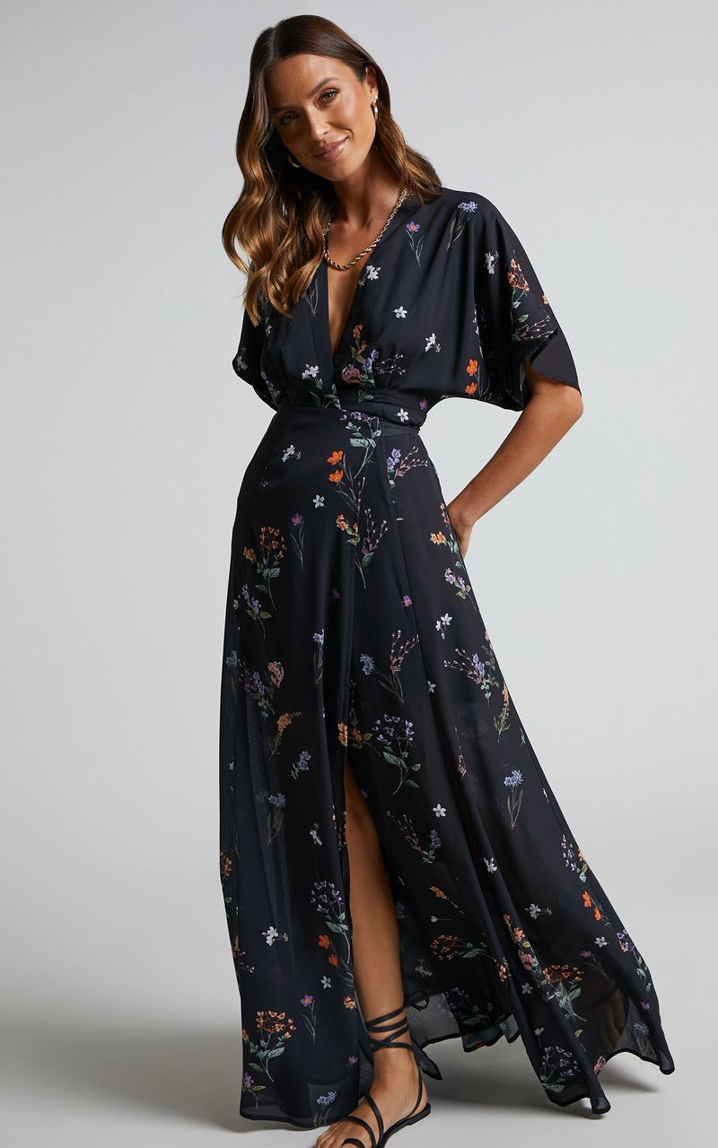 Floral Wrap Dress