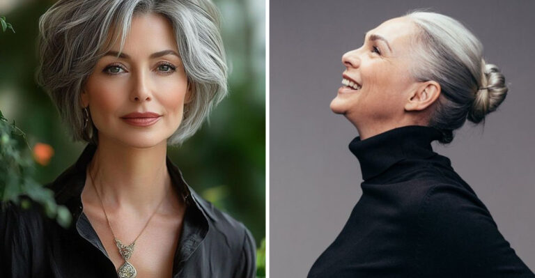 21 Stunning Hairstyles for Women Who’ve Ditched Hair Dye for Good