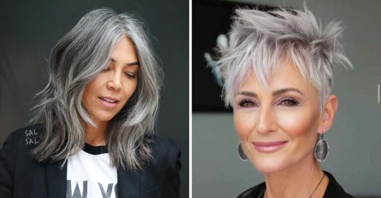 33 Beautiful Haircuts That Complement Gray Hair