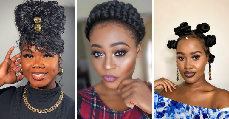 34 Penteados naturais lindos para mulheres negras que vai querer experimentar