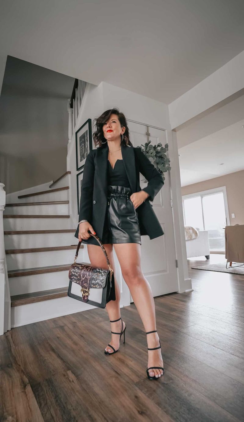 Layer with a Blazer