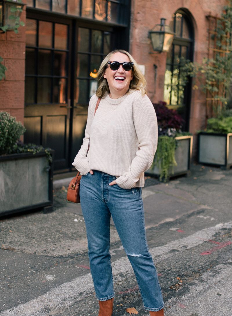 Layer with Fine Knitwear
