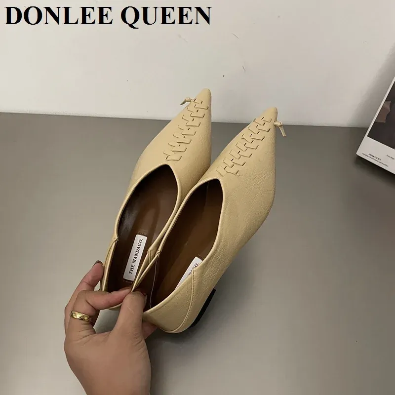 Choose pointed-toe flats