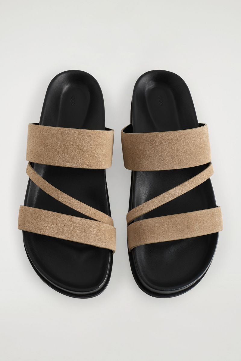 Minimalist Leather Slides