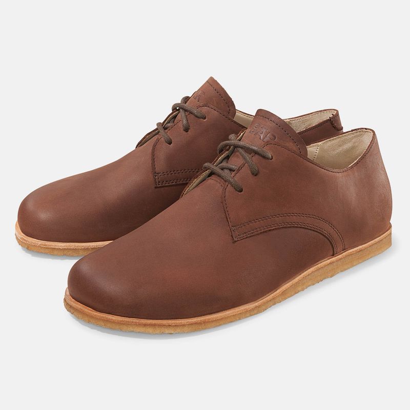 Hidden-Seam Walking Oxfords