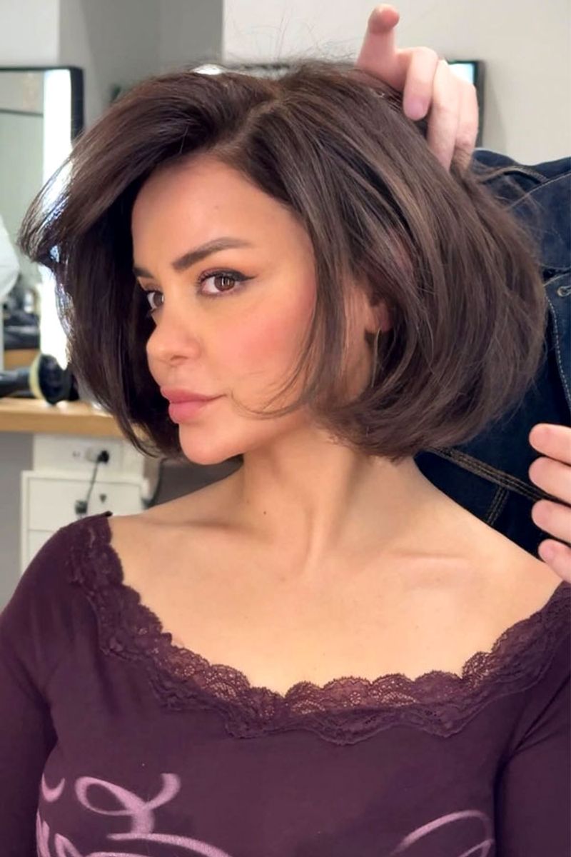 Voluminous Bob with Root Lift