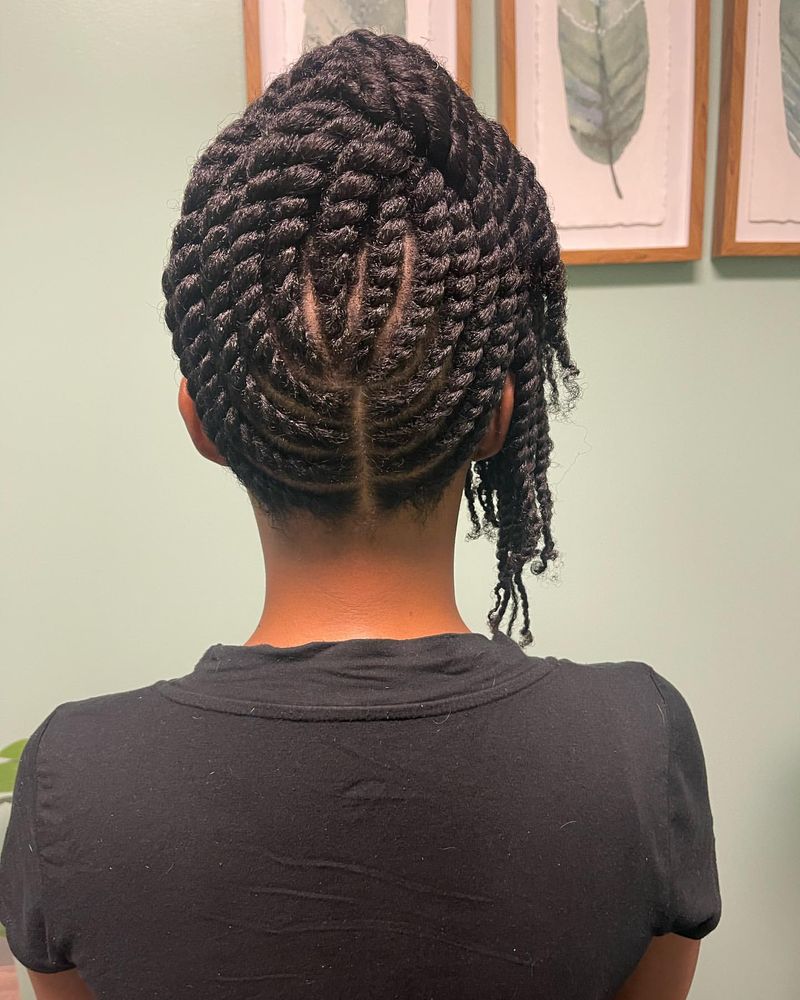 Penteado torcido