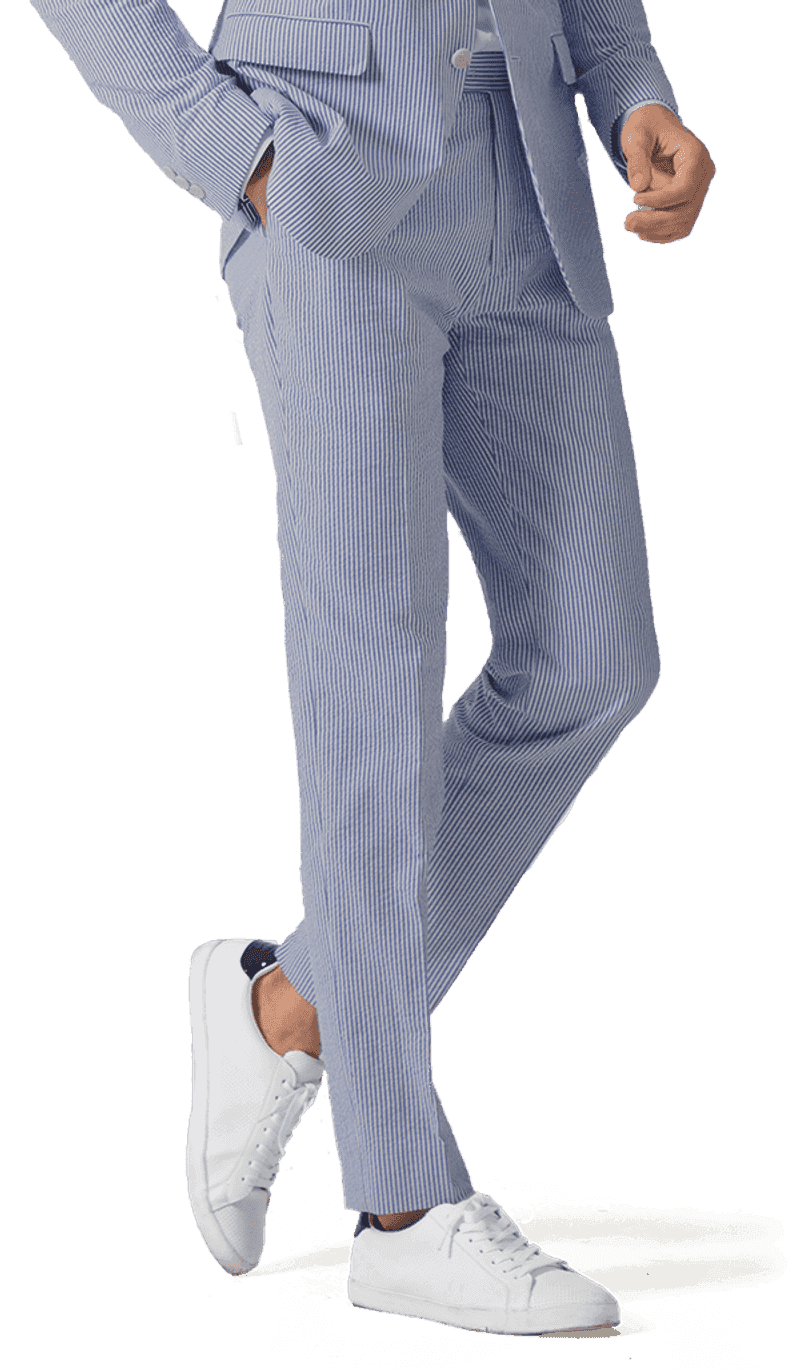 Striped Seersucker Pants