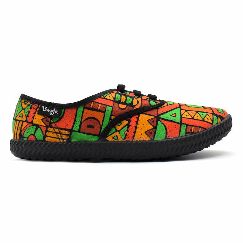Printed Canvas Sneakers