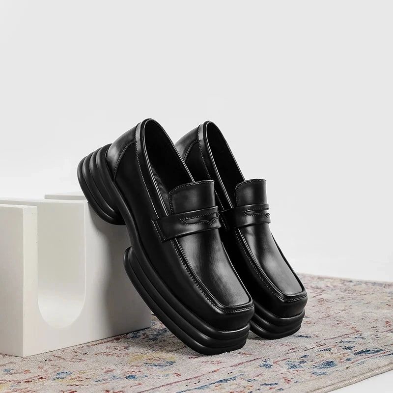Square-Toe Loafers: Angular Advantage