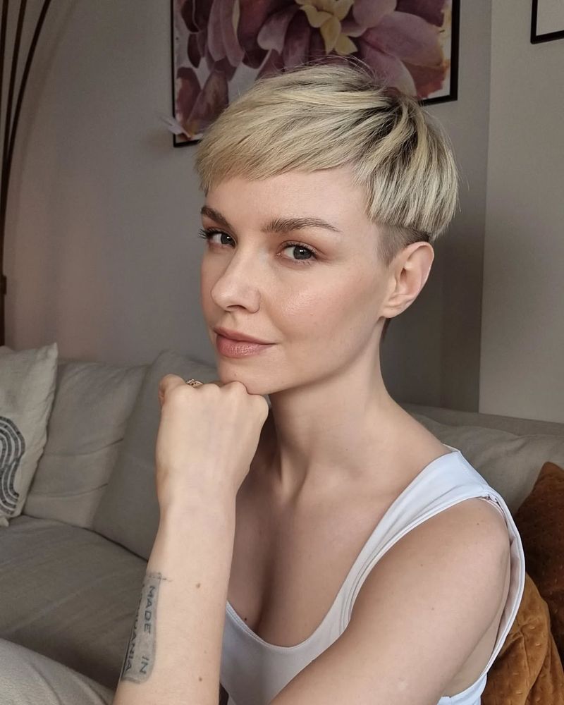 Pixie tagliato a spazzola