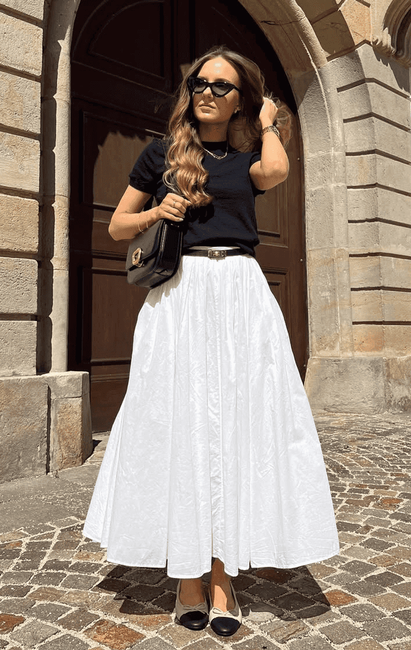 Midi Skirt Versatility