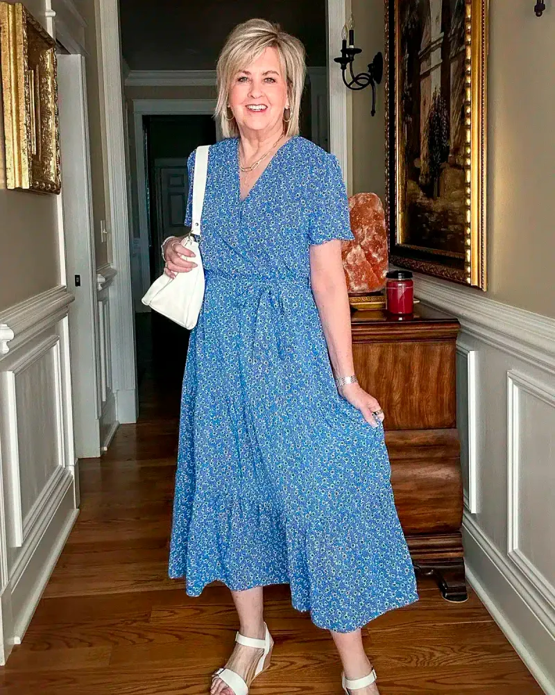 Jersey Knit Wrap Dress