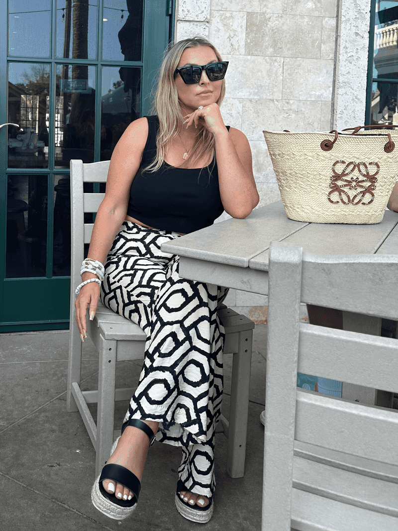 Breezy Palazzo Pants and Fitted Tank