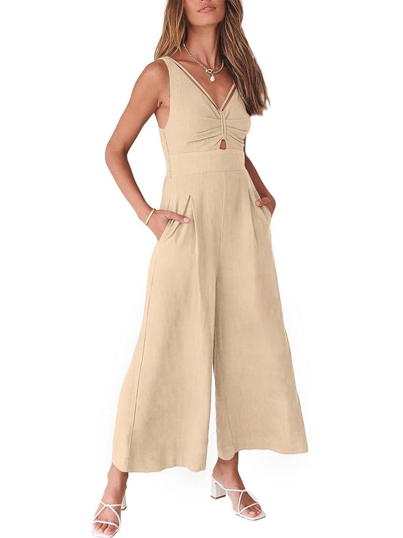 Cropped Lightweight Jumpsuit