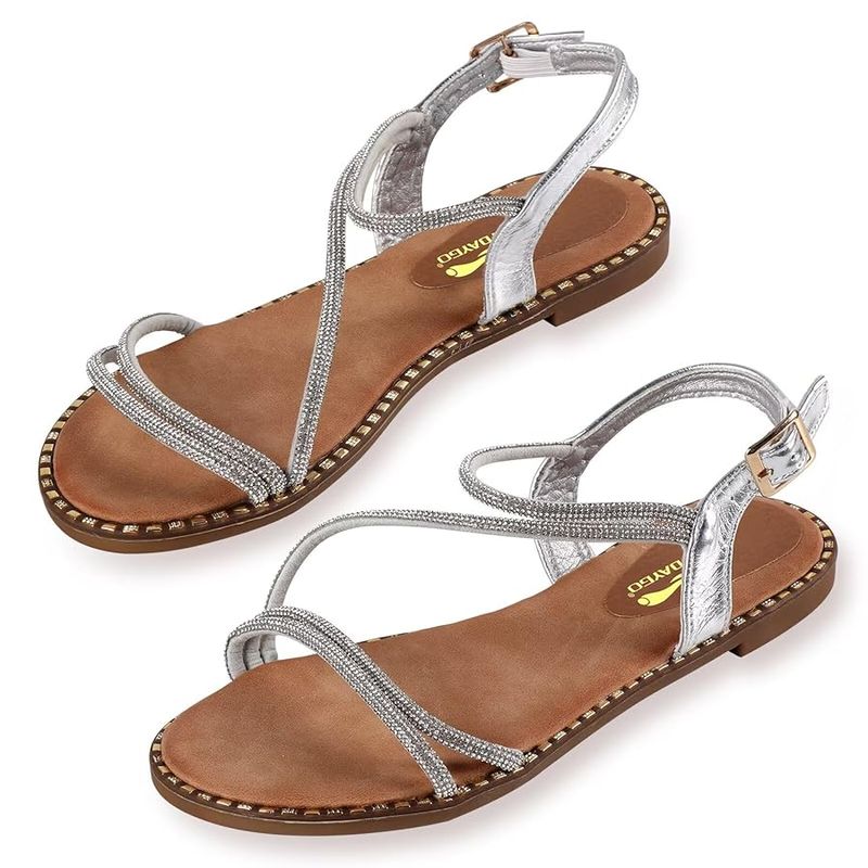 Strappy Sandals with Foam Footbeds