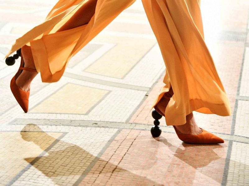 Sculptural Heel Pumps