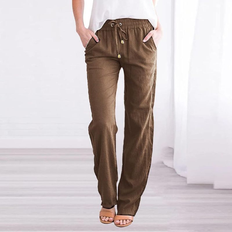 Drawstring Linen Pants