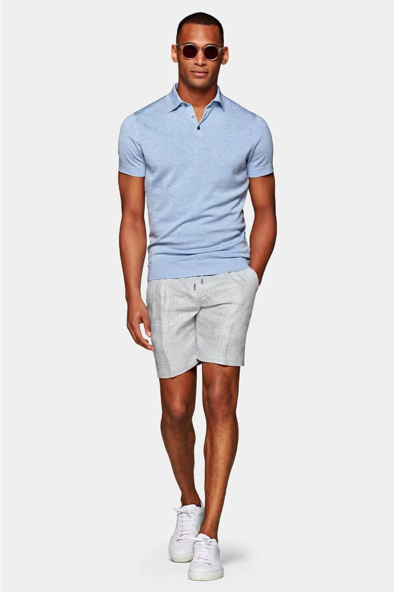 Tailored Shorts and Polo Shirt