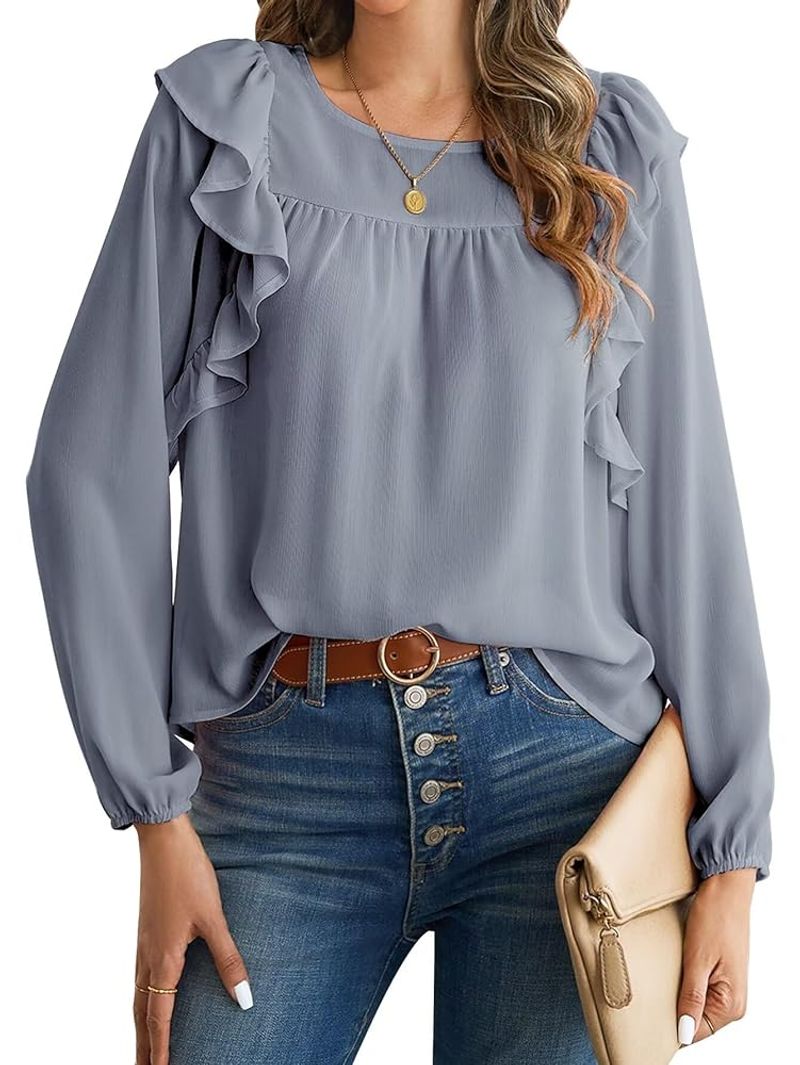 Romantic Ruffled Blouse