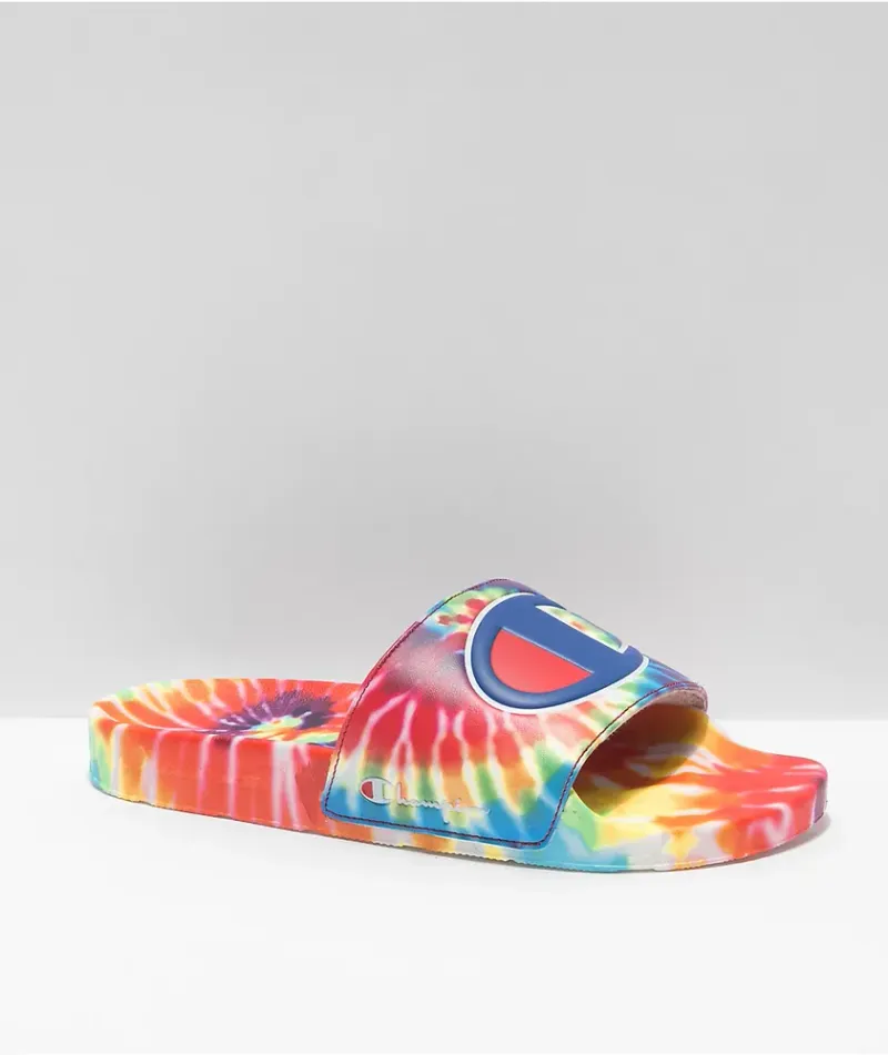 Tie-Dye Slide Sandals